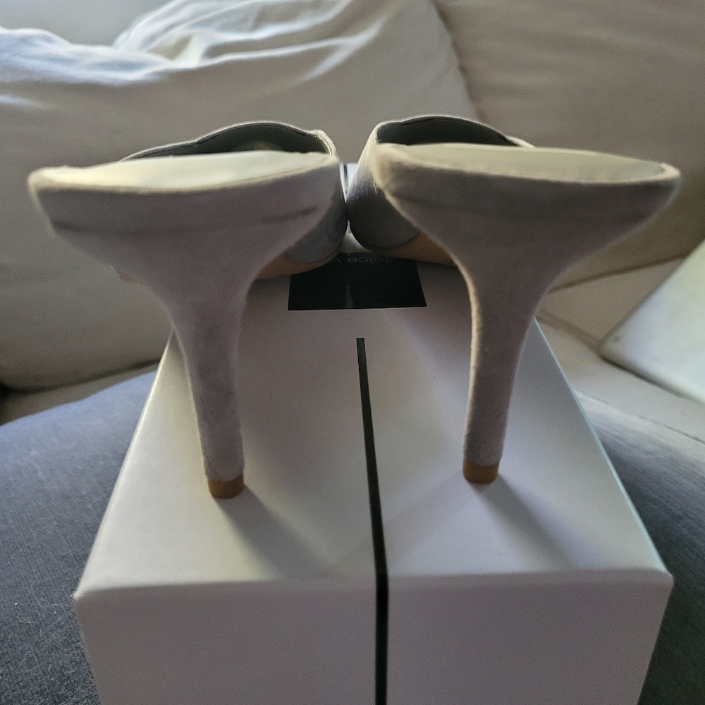 Dolce Vita Mules Rhyme Grey Suede Size 9.5 NIB - Picture 3 of 10